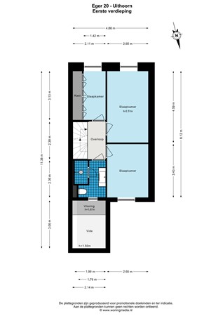 Floor plan - Eger 20, 1423 GC Uithoorn 